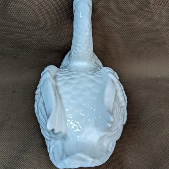 VINTAGE 1982 Schmid Swan Night Light Cover Fine Bone China - Picture 5 of 9